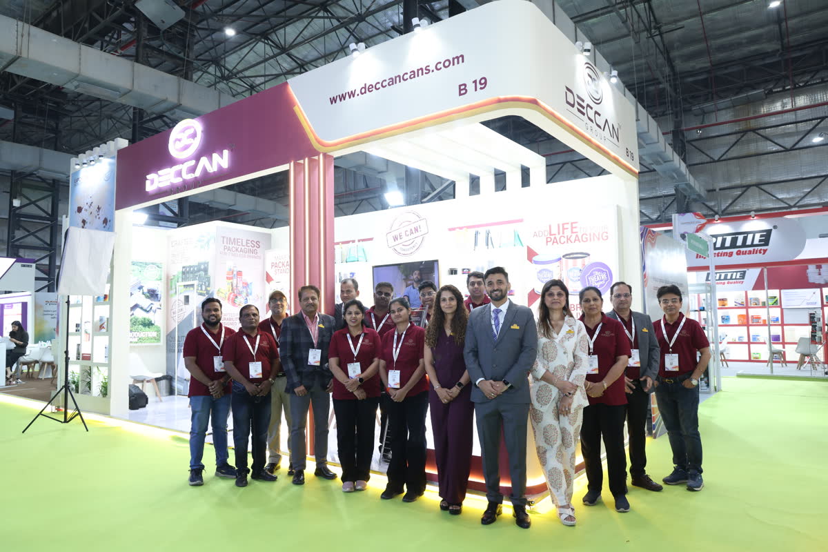 The Deccan Cans team at their expo booth